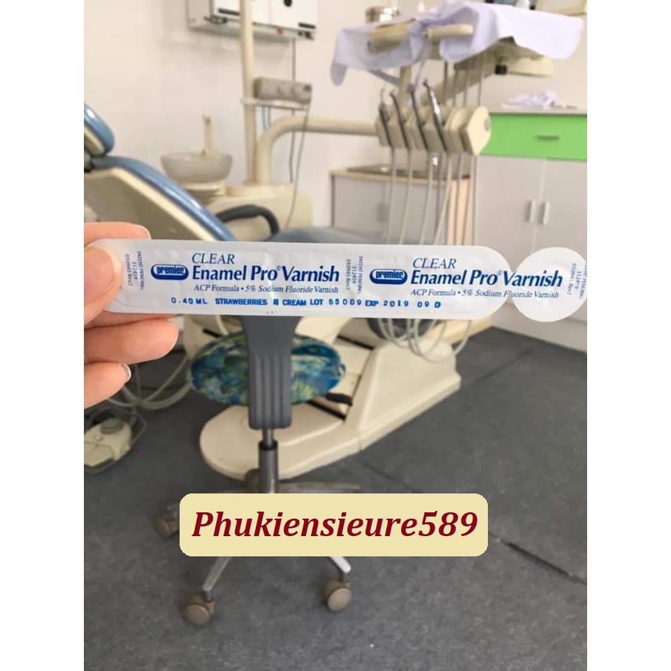 VECNI FLOUR loại xanh kem bôi răng ngừa sâu răng, chống sún răng cho bé