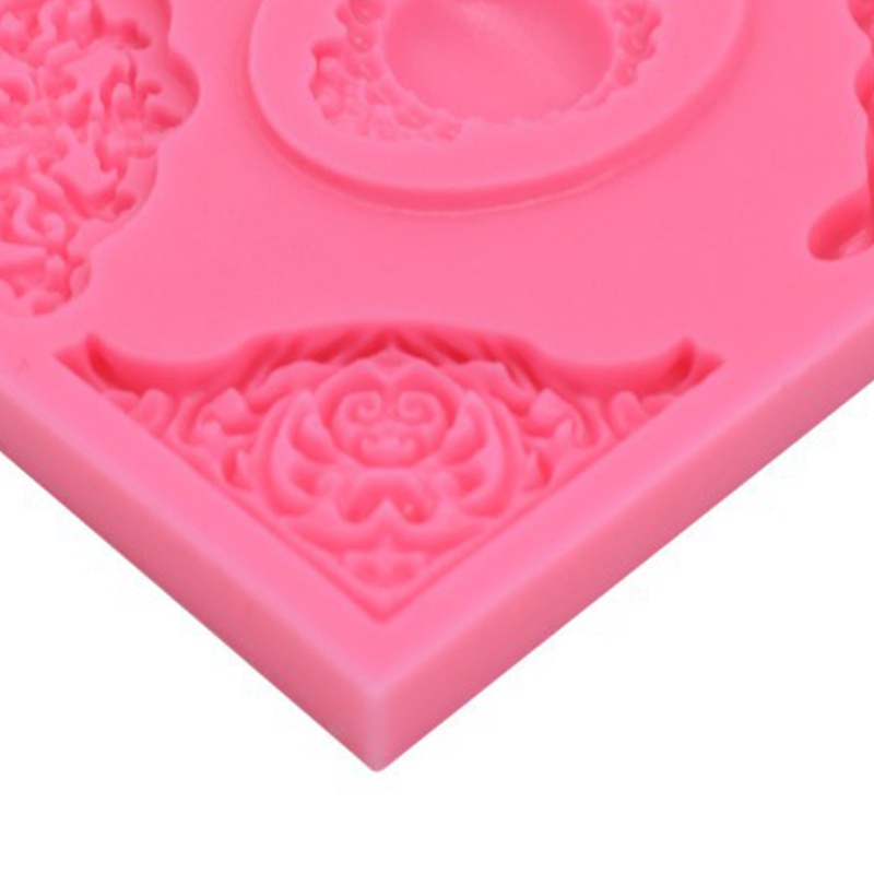 Khuôn Silicone Tạo Hình Khung Ảnh Trang Trí Bánh DIY