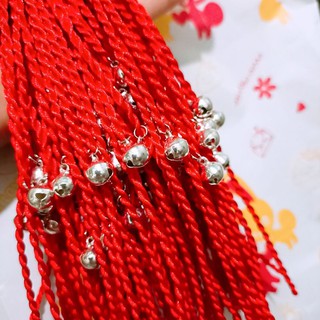 Sỉ 50 vòng tay chỉ đỏ may mắn mix chuông
