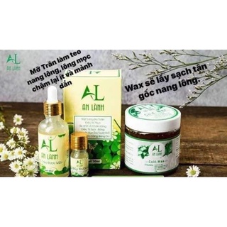 Wax Lông + Mỡ Trăn Triệt Lông An Lành ( Wax+Mỡ trăn+Tinh Dầu Dược Liệu+1Set Giấy và 2Que)