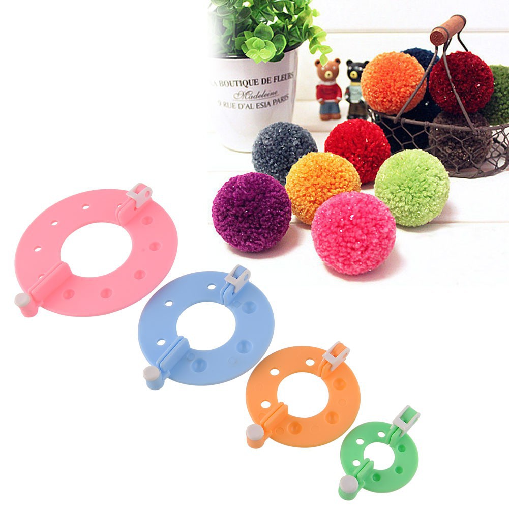 Dụng Cụ Tạo Bông Len - Pom Pom Maker Fluff Ball Weaver