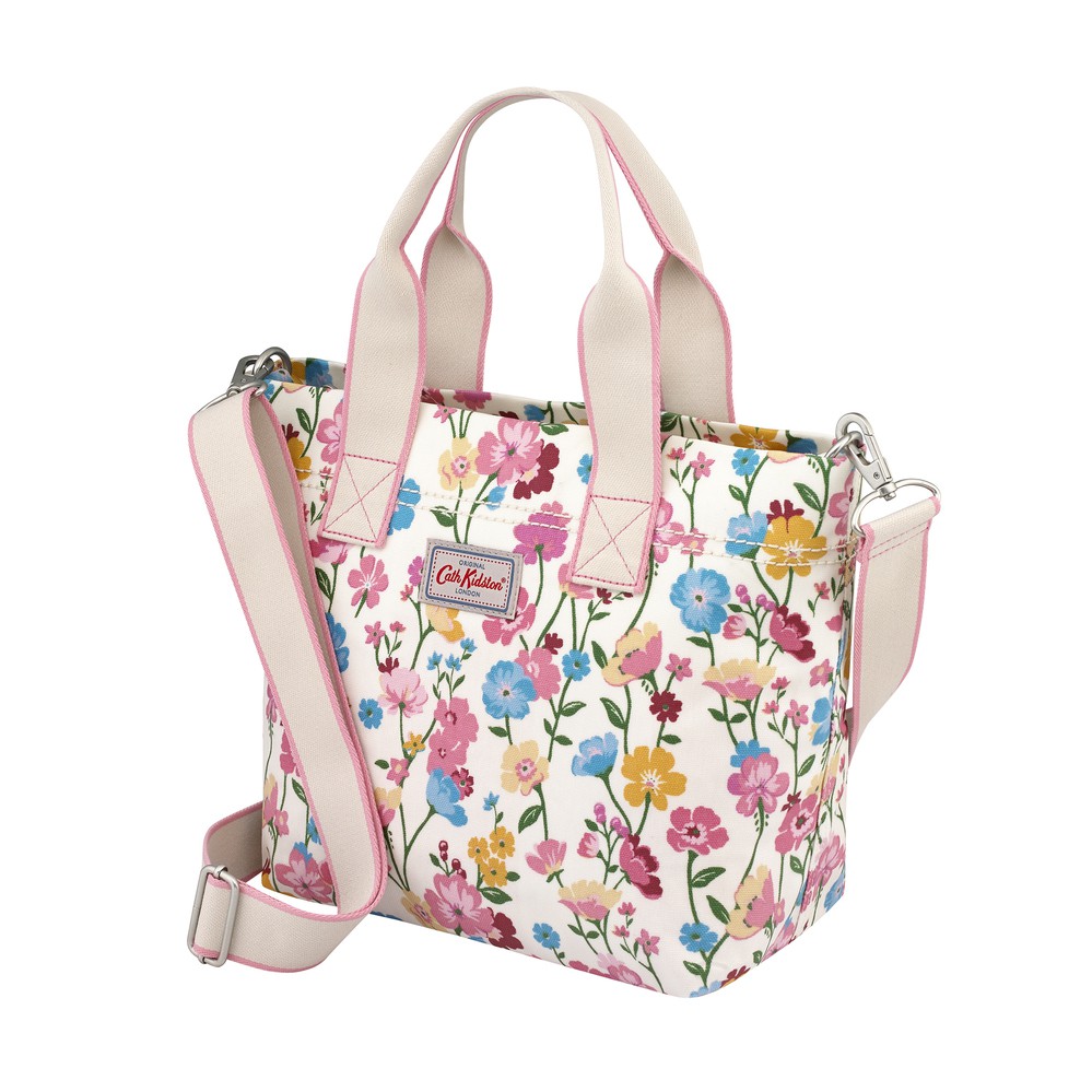 Cath Kidston - Túi đeo chéo Casual Brampton Small Tote Park Meadow - 984089 - Warm Cream