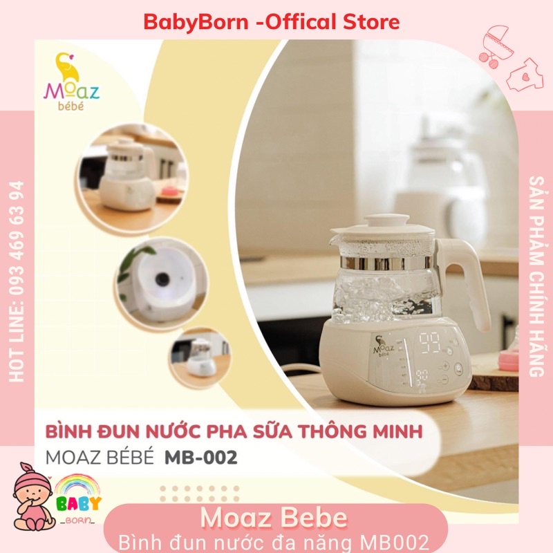 Bình đun nước thông minh Moaz Bébé MB002