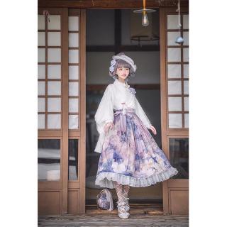 Ngủ Trong Hoa Giấc Mơ SK Váy in Hình Chính Hãng lolita Váy Dài lolita Váy Hẹn Hò Dễ Thương Phong Cách Thanh Lịch Váy Nhỏ