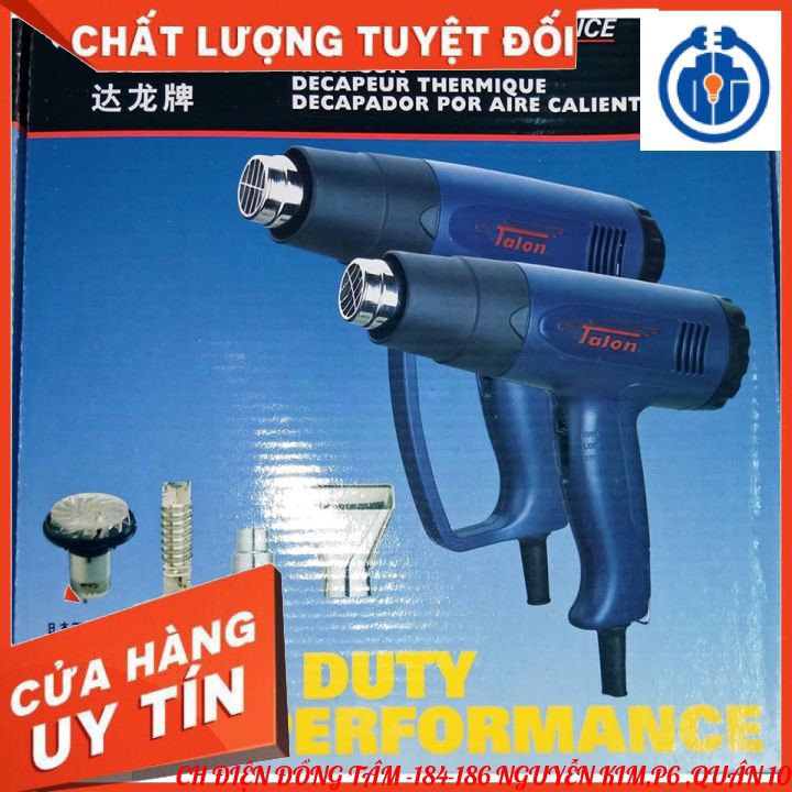 ⚡GIÁ HỦY DIỆT⚡ Máy khò hơi nóng TALON công suất 2000w- Máy sấy màng co -Máy sấy Công nghiệp