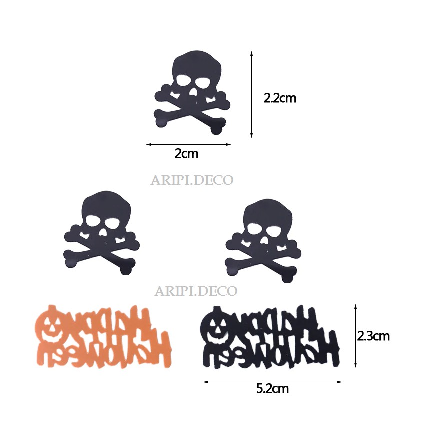 Kim sa, kim tuyến hình Halloween nhiều mẫu G23/ Nguyên liệu làm resin