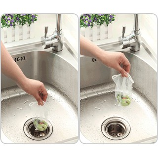 Combo 60 Túi Lưới Lọc Rác Bồn Rửa Chén