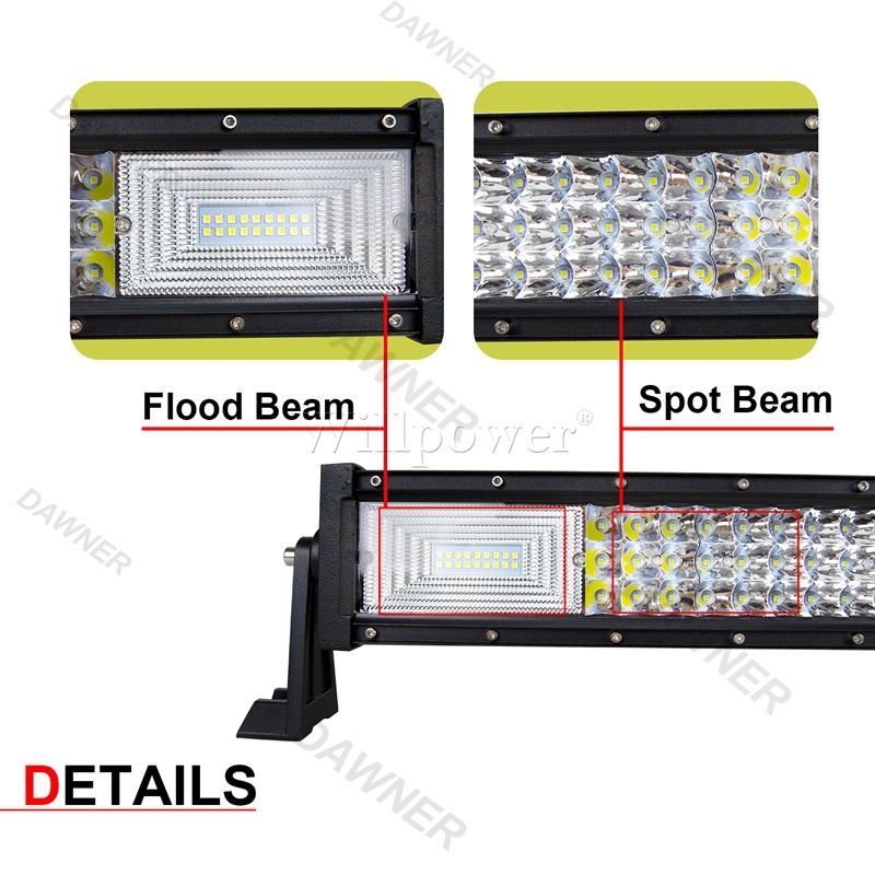 Thanh Đèn Led 450w 22 32 42 Inch Cho Xe Jeep 4x4 Dc 12v 24v