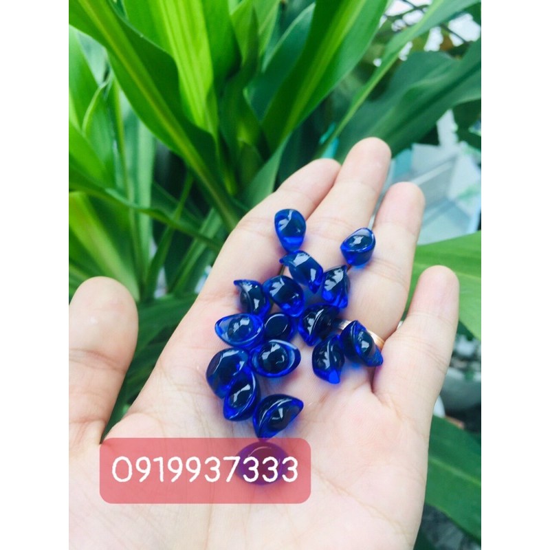 Thỏi vàng thủy tinh nhí 1cm ( nhiều màu )