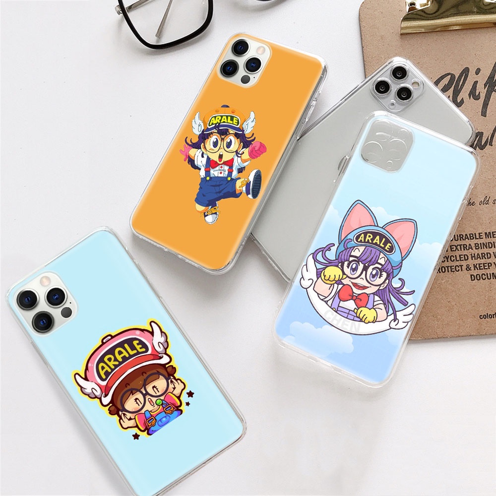 Ốp Điện Thoại Mềm Trong Suốt Cho Tecno Camon 15 16 Spark 8 17 17P Pro DV-71 Dr. Áo Thun In Hình Arale Độc Đáo Cá Tính