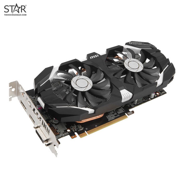 VGA MSI GTX1060 6G D5 OC 2 Fan Cũ