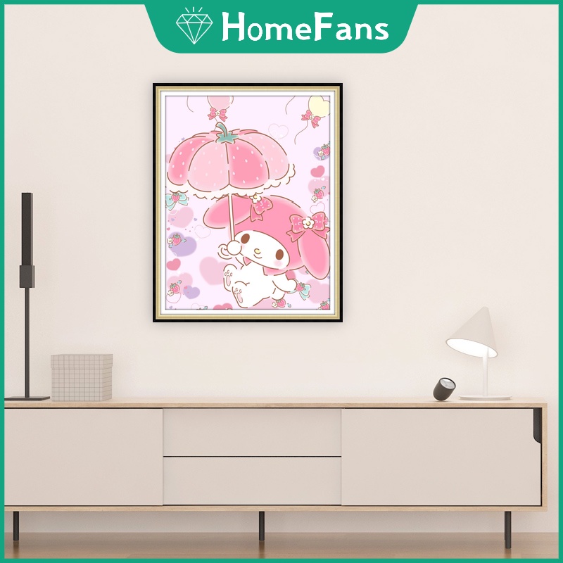 Bộ Tranh Đính Đá 5D Tự Làm Trang Trí Nhà Cửa 30x40cm / 40x50cm