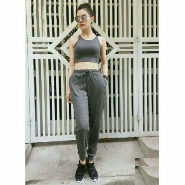 [ Mã FAMAYWA giảm 10K đơn 50K] Quần jogger len tăm nữ 3 màu chất đẹp