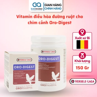 Vitamin Điều Hoà Đường Ruột Cho Chim Cảnh Yến Hót Finches Vẹt - Versele-laga Oropharma Oro-Digest Dạng Bột Hộp 150g-500g