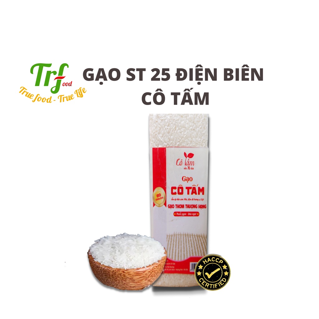 Gạo ST25 Ông Cua thượng hạng đặc sản Điện Biên thơm dẻo túi 5kg tặng phở ngũ sắc ngon Cao Bằng [HN giao Hỏa tốc 2h]