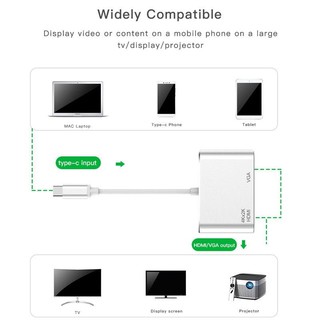 Cáp chuyển đổi từ USB Type C sang HDMI VGA