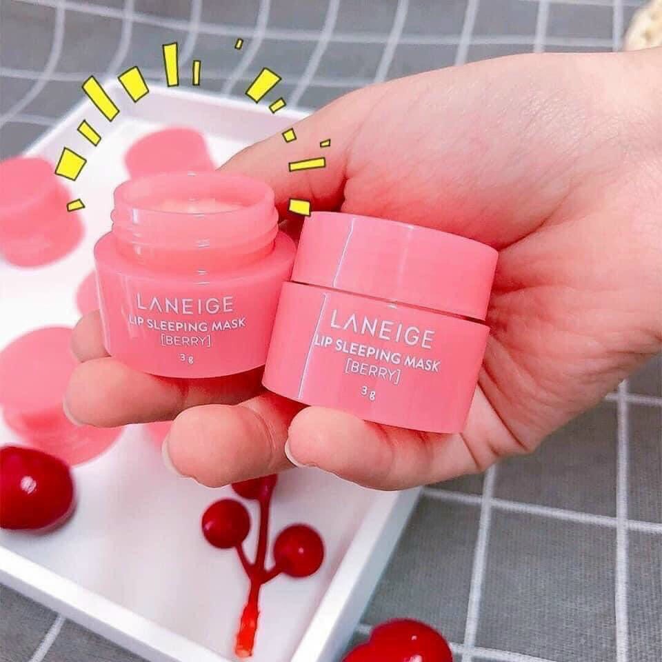 Mặt nạ ngủ cho môi Laneige 20 Lip Sleeping, Mặt nạ ngủ Róse Cosmestics