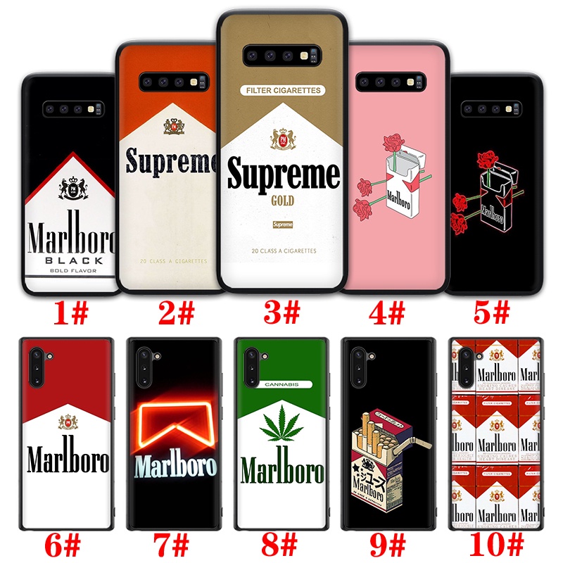 Samsung S6 S21 Plus Ultra S21S Soft TPU Phone Case Casing SXA38 Marlboro Silicone Cover