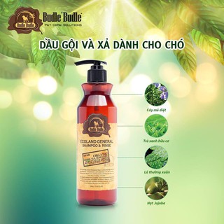 Sữa tắm và xả budle' budle shampoo & rinse 500ml
