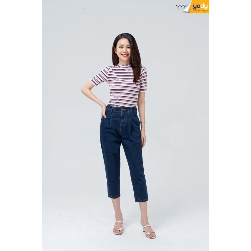 Quần jean nữ baggy Yody cao cấp trẻ trung năng động - QJN3076