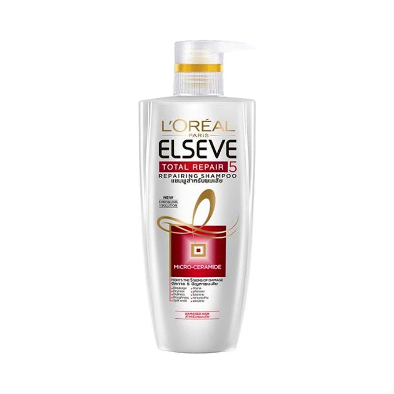 (HSD: 10/2023) Dầu Gội Phục Hồi Tóc Loreal Paris Elseve Total Repair 5 Repairing Shampoo 650ml
