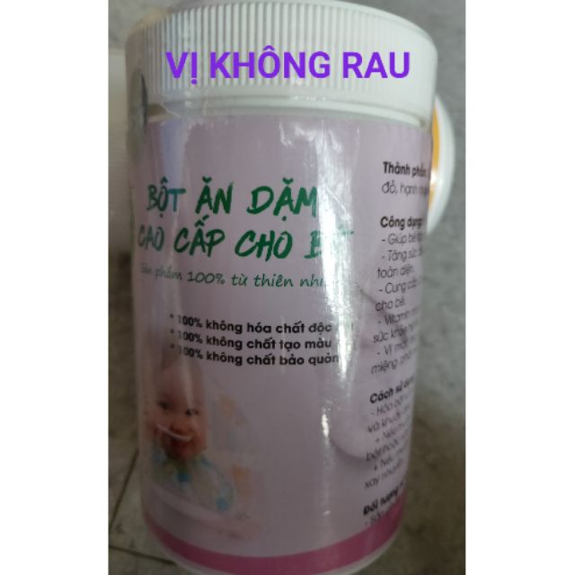 Bột ăn dặm cho bé từ 4th