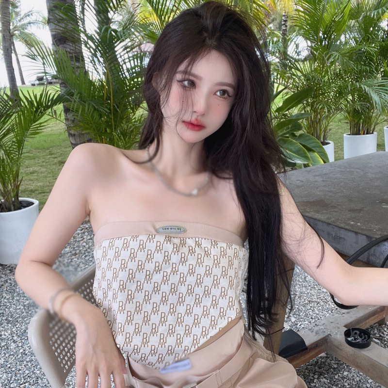 Áo Ống Không Tay Thiết Kế Không Đồng Đều Quyến Rũ Thời Trang Theo Phong Cách Hàn Quốc Cho Nữ