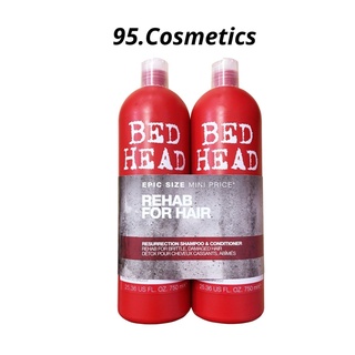 Bộ Dầu Gội TIGI Đỏ - TiGi Bed Head 1500ml/Cặp Gội Xả Phục Hồi Tóc Hư Tổn Cấp Độ 3