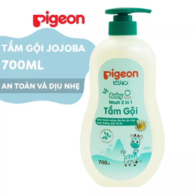 TẮM GỘI 2 TRONG 1 PIGEON 700ml