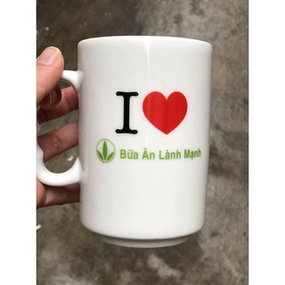 Cốc sứ dung tích 500ml, dùng uống shake