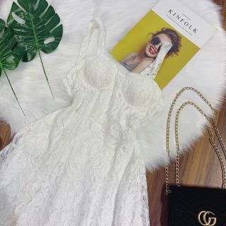 ĐẦM MAXI REN THIẾT KẾ 2 DÂY