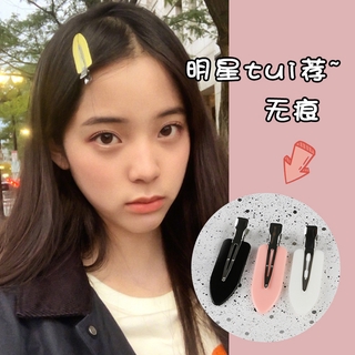 Kẹp tóc mỏ vịt màu trơn phong cách Hàn Quốc xinh xắn đáng yêu