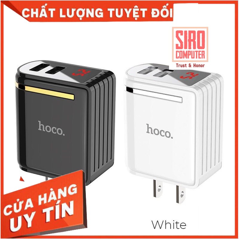 CÓC SẠC 2 CỔNG HOCO C39 - 12W