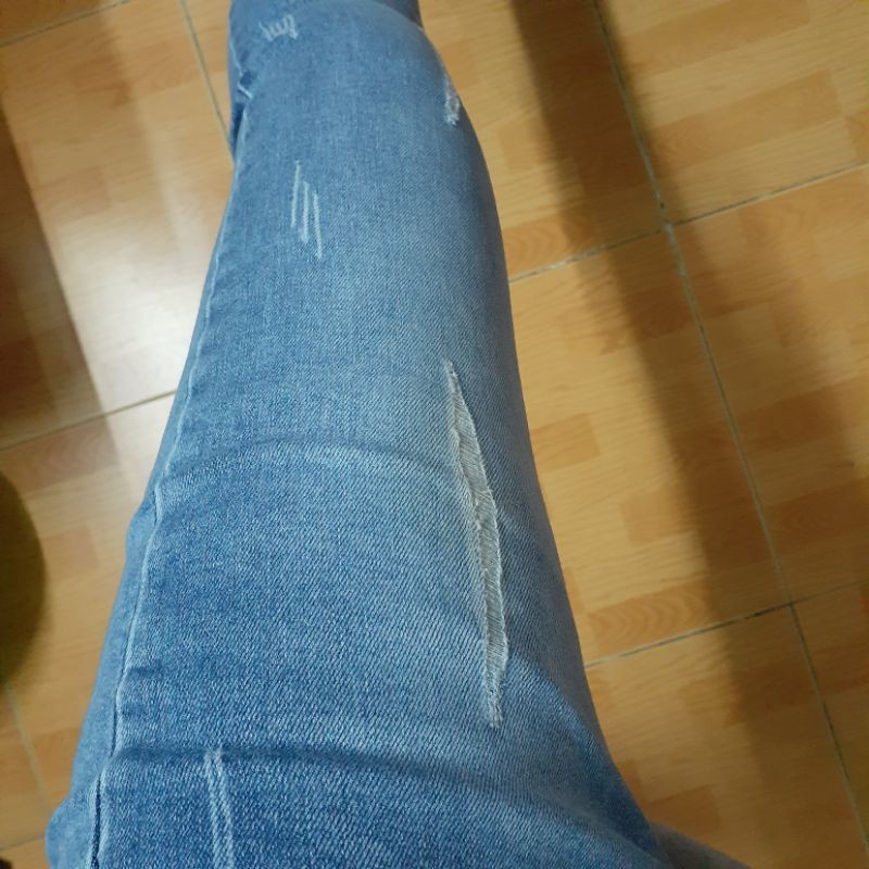 Quần jean nữ cạp cao thời trang dáng bó