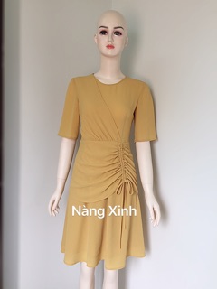 Đầm voan che bụng, che bắp tay