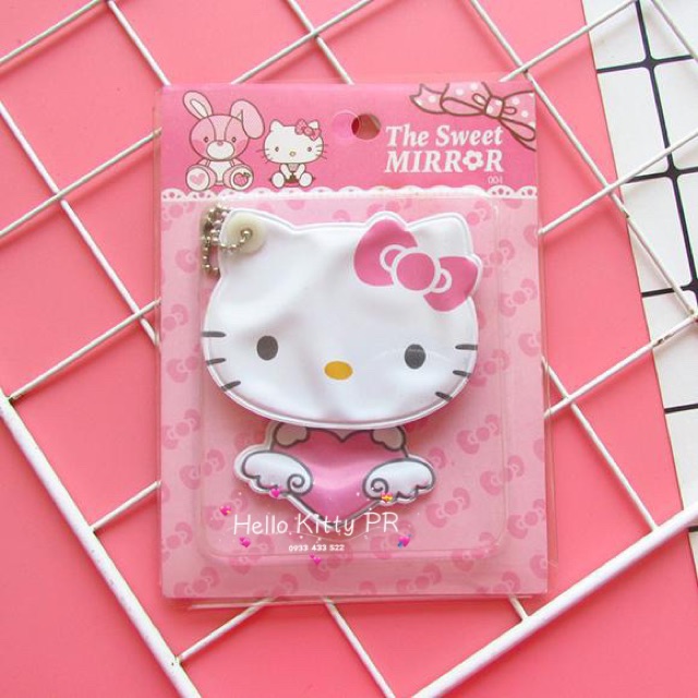 MÓC KHÓA CÓ GƯƠNG HELLO KITTY - DORAEMON DOREMON