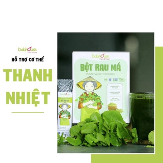 Bột rau má organic sấy lạnh Dalahouse nguyên chất 60gr mát gan giải độc