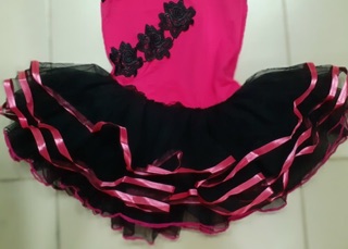 Váy múa ballet 2 dây ba hoa (có sỉ từ 5c)