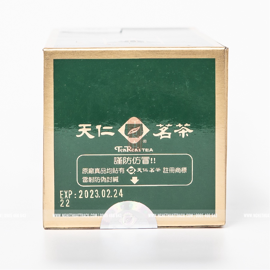 Trà Vương TenRen, King's Oolong Tea 103, bao gồm hộp và hũ thiếc đựng trà, khối lượng 150g, 300g