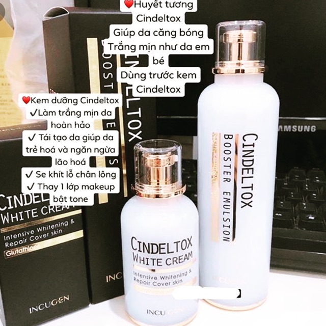 KEM TRẮNG DA CINDETOX