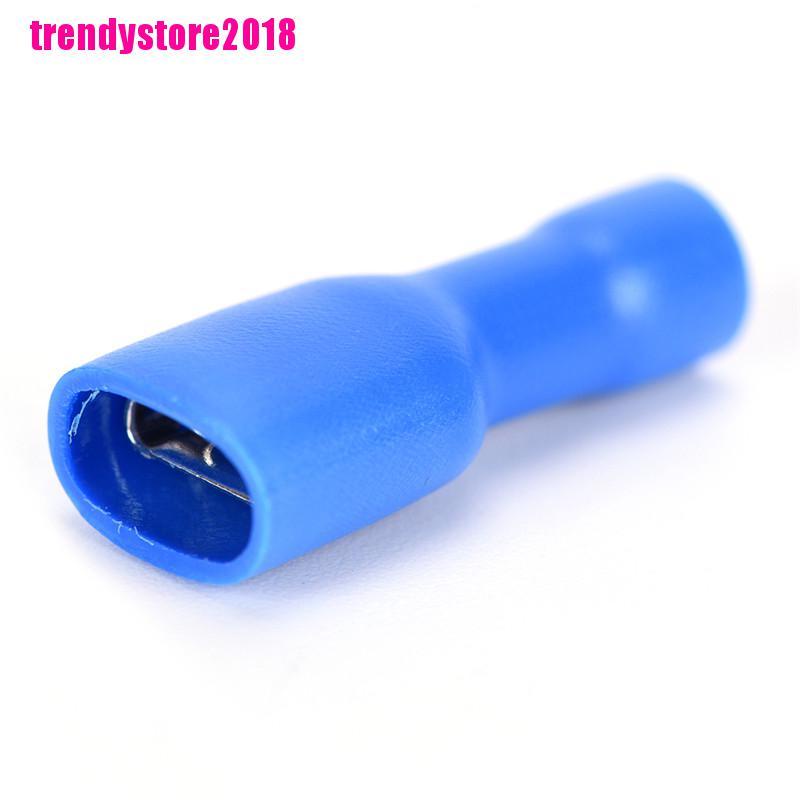 Set 100 Đầu Nối Dây Điện Cách Nhiệt Màu Xanh Dương