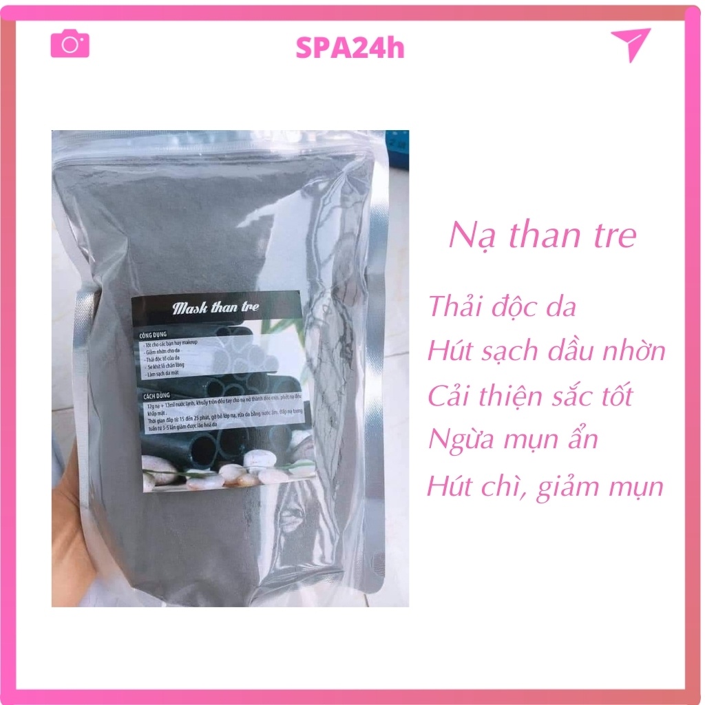 Mặt nạ than tre đắp mặt  túi 500g