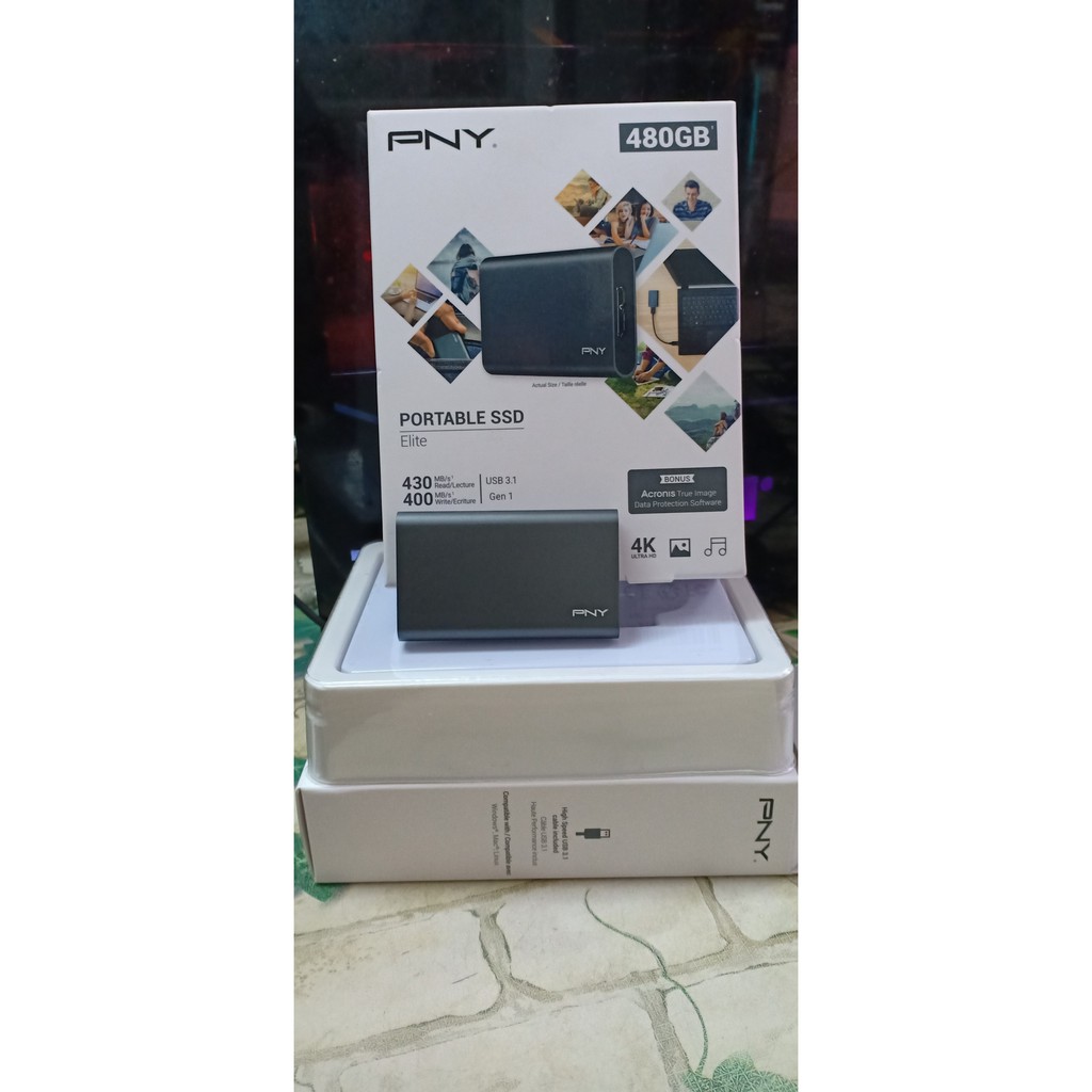 [Mã 255ELSALE giảm 7% đơn 300K] Ổ cứng SSD di động PNY Elite 480Gb, 960Gb Usb 3.1 gen 1 | BigBuy360 - bigbuy360.vn