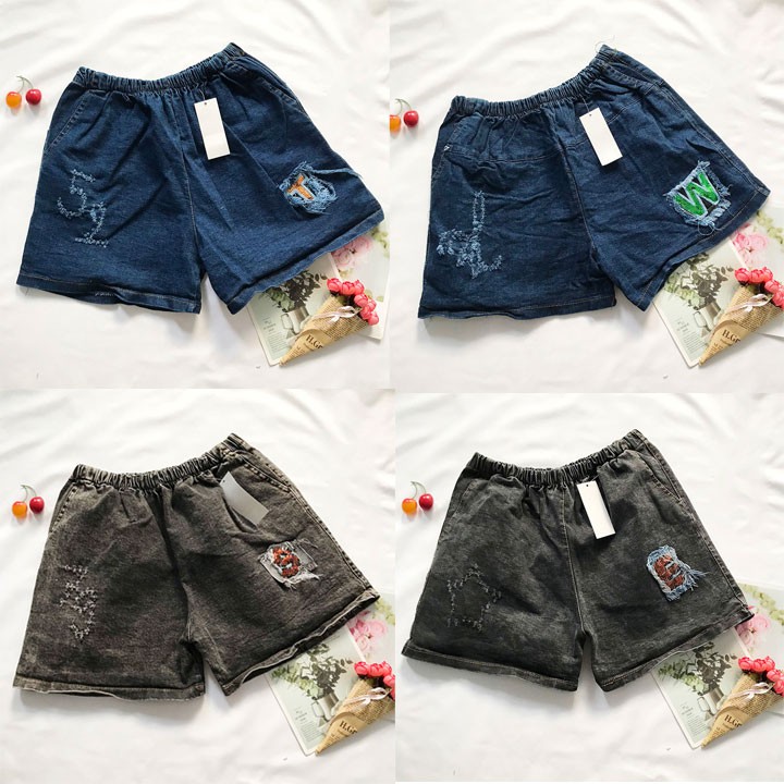 Quần đùi bé gái freesize từ 48-55kg quần sot short jean bé gái - QG08