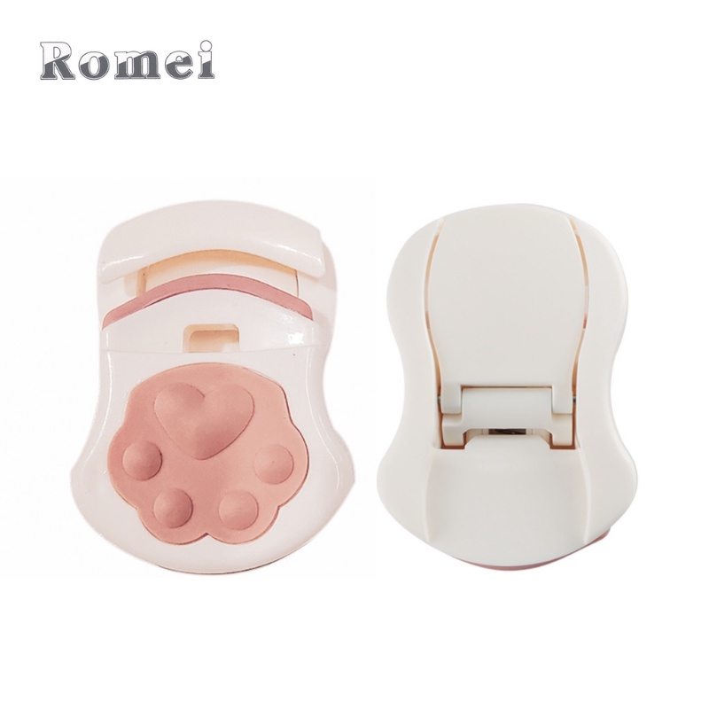 Dụng Cụ Uốn Lông Mi Mini Bằng Nhựa Hình Dấu Chân Mèo Dễ Thương Nhiều Màu Sắc, Dụng cụ bấm mi bằng nhựa hình bàn chân mèo mini nhiều màu tiện dụng, Dụng Cụ Uốn Cong Lông Mi Thiết Kế Hình Chân Mèo Sáng Tạo