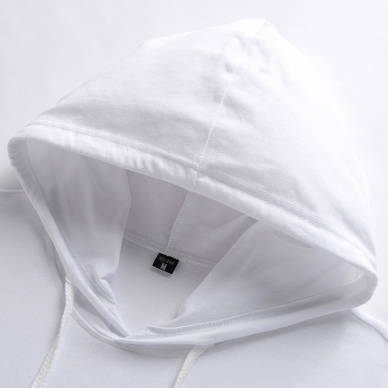 Áo Hoodie Cotton Ngắn Tay Dáng Rộng Thời Trang Mùa Hè Hàn Quốc Dành Cho Nam