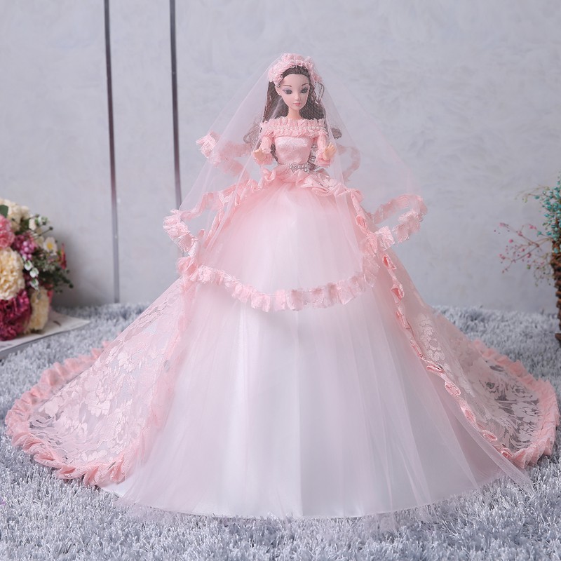 Búp bê Lilian Barbie mặc váy cưới lớn xinh xắn đáng yêu