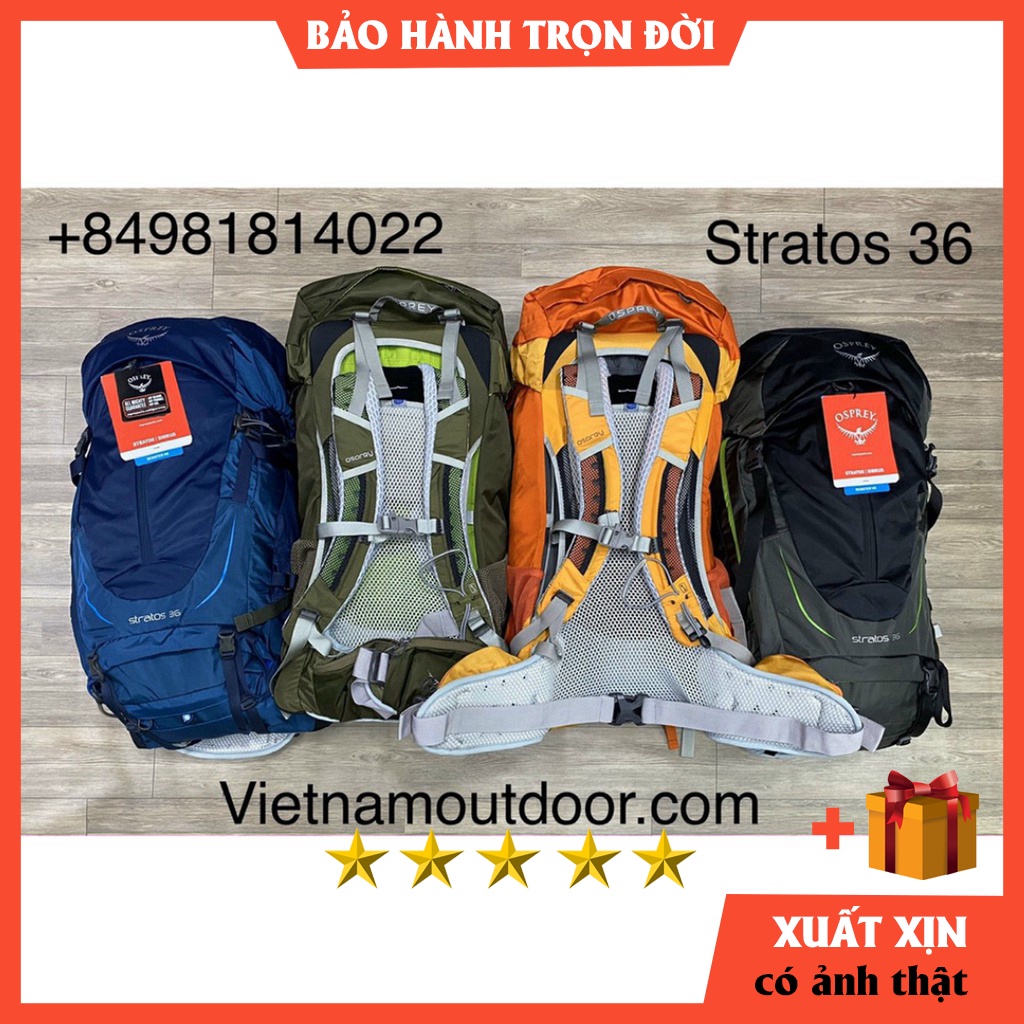 Balo trekking OS. Stratos 36L [BẢO HÀNH TRỌN ĐỜI]