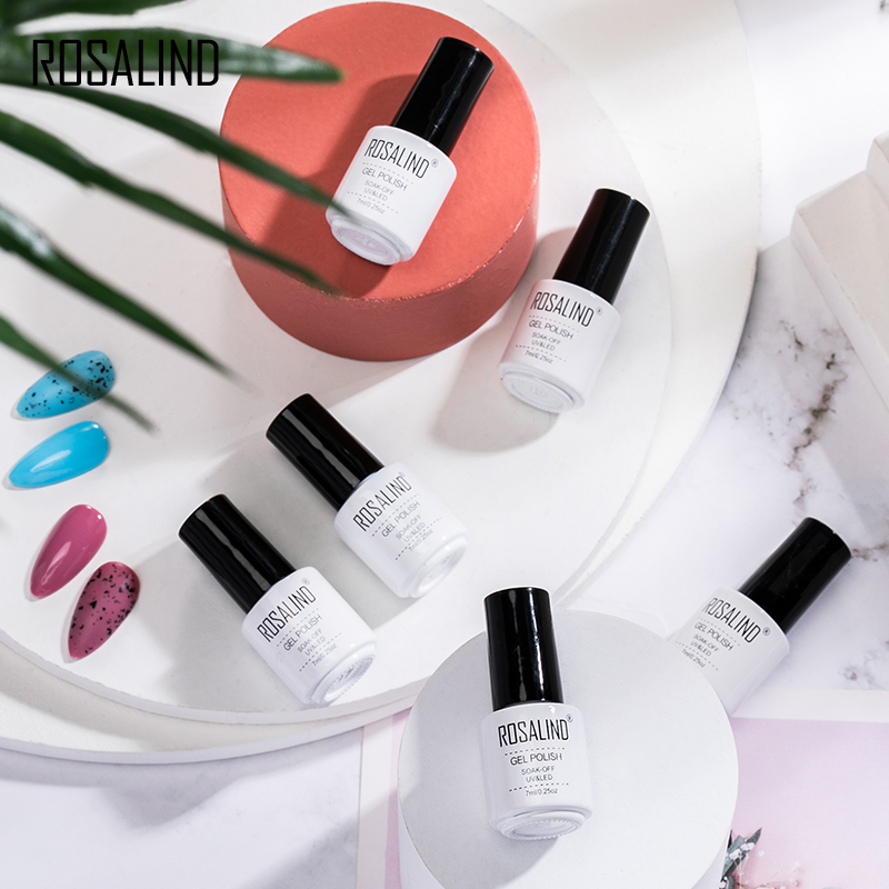 Gel sơn móng tay Rosalind nhiều màu hợp thời trang 7ml
