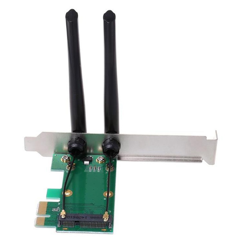 Card WiFi PCI-E Express + 2 Ăng-Ten Mở RộNg Cho PC | BigBuy360 - bigbuy360.vn